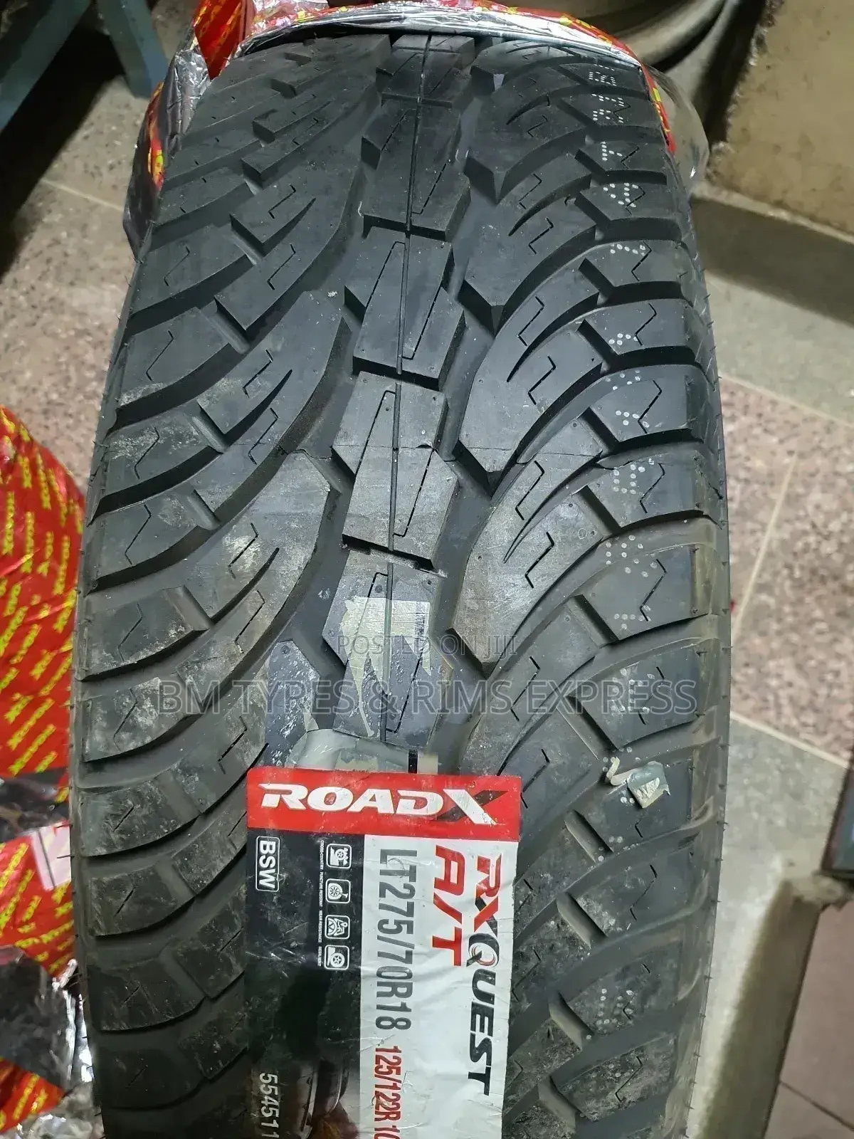 275 /70 R18 Roadx Tyres.