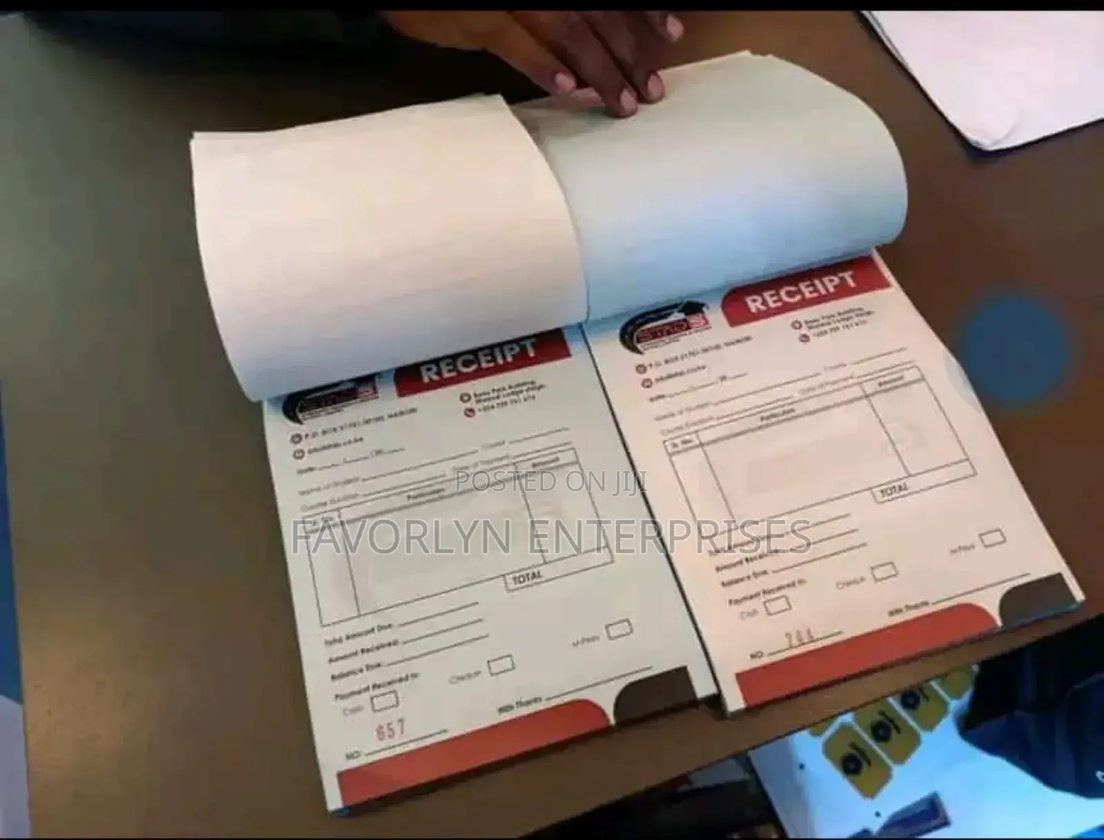 A5 Size Full Color Receipt Books Printing