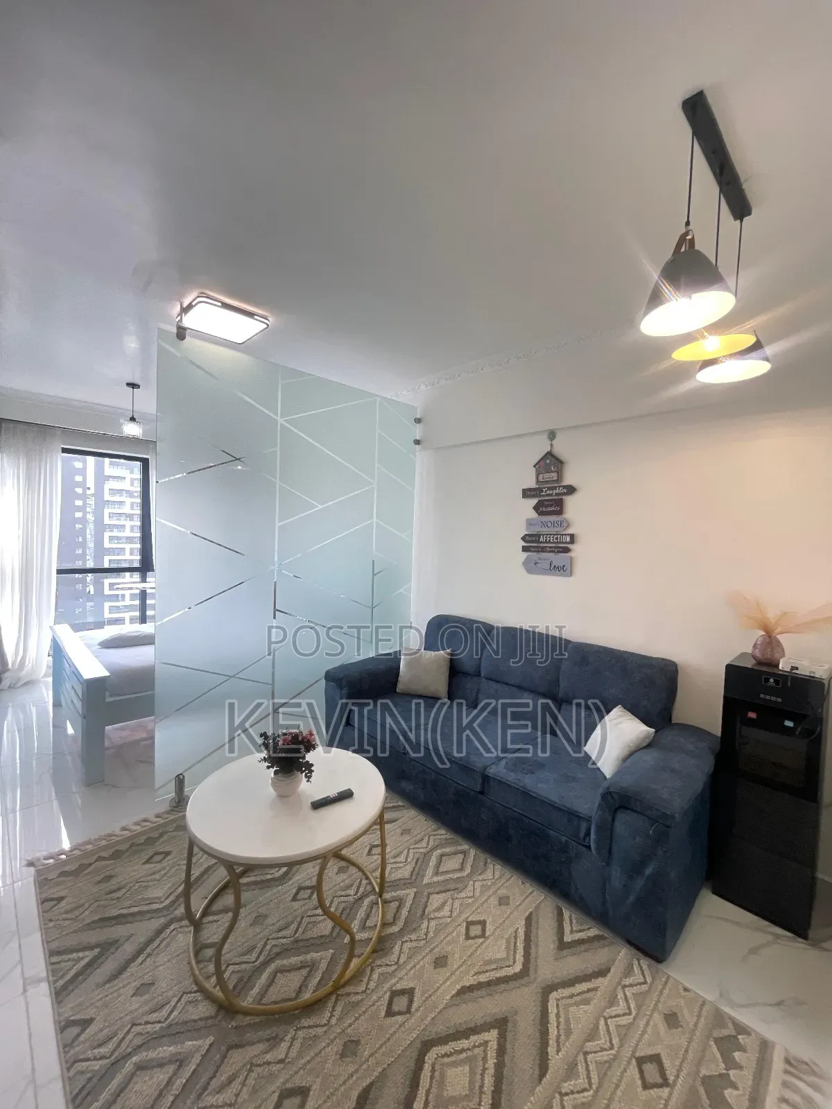 Partitioned Furnished Condo Studio to Let in Kilimani