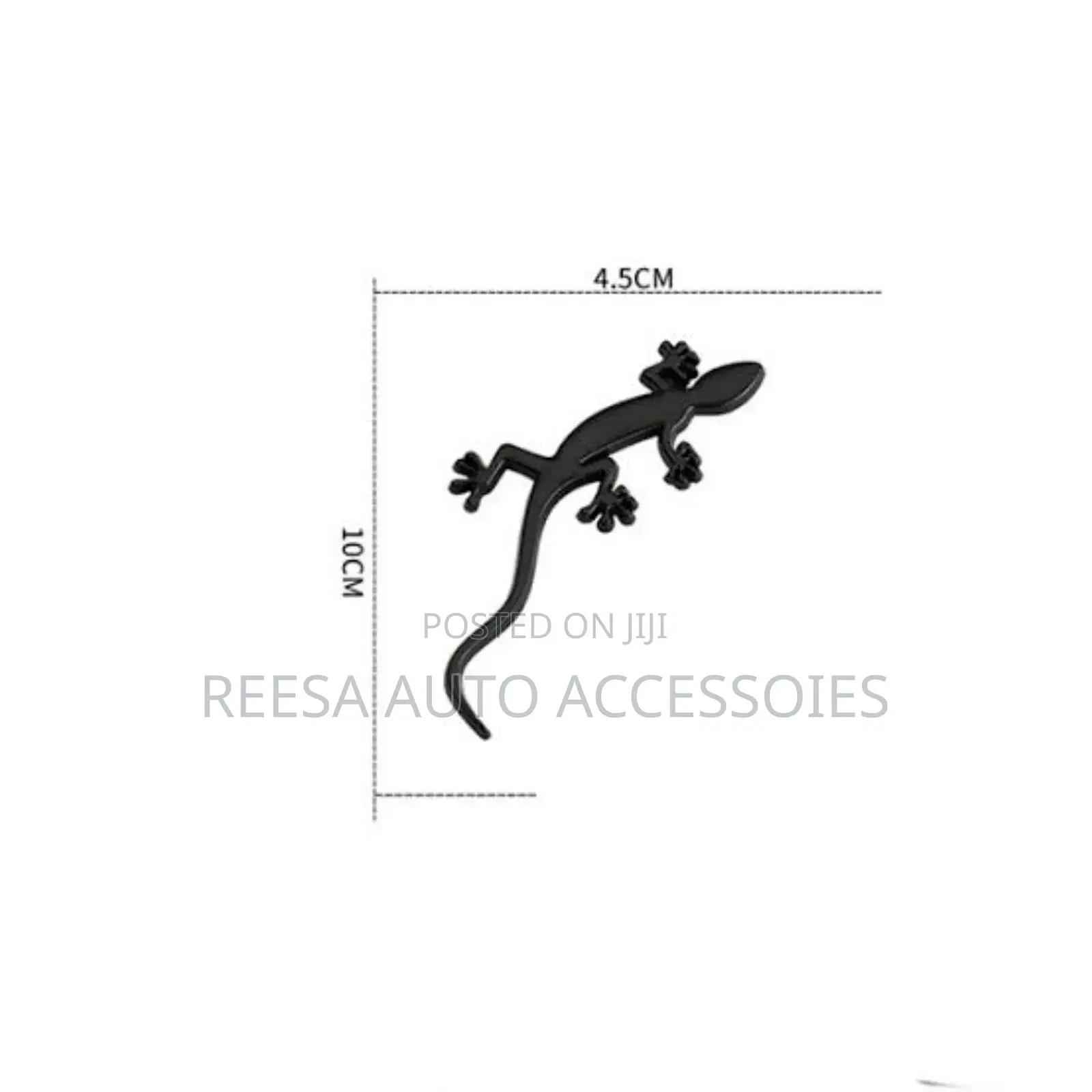 Sticker Lizard Black
