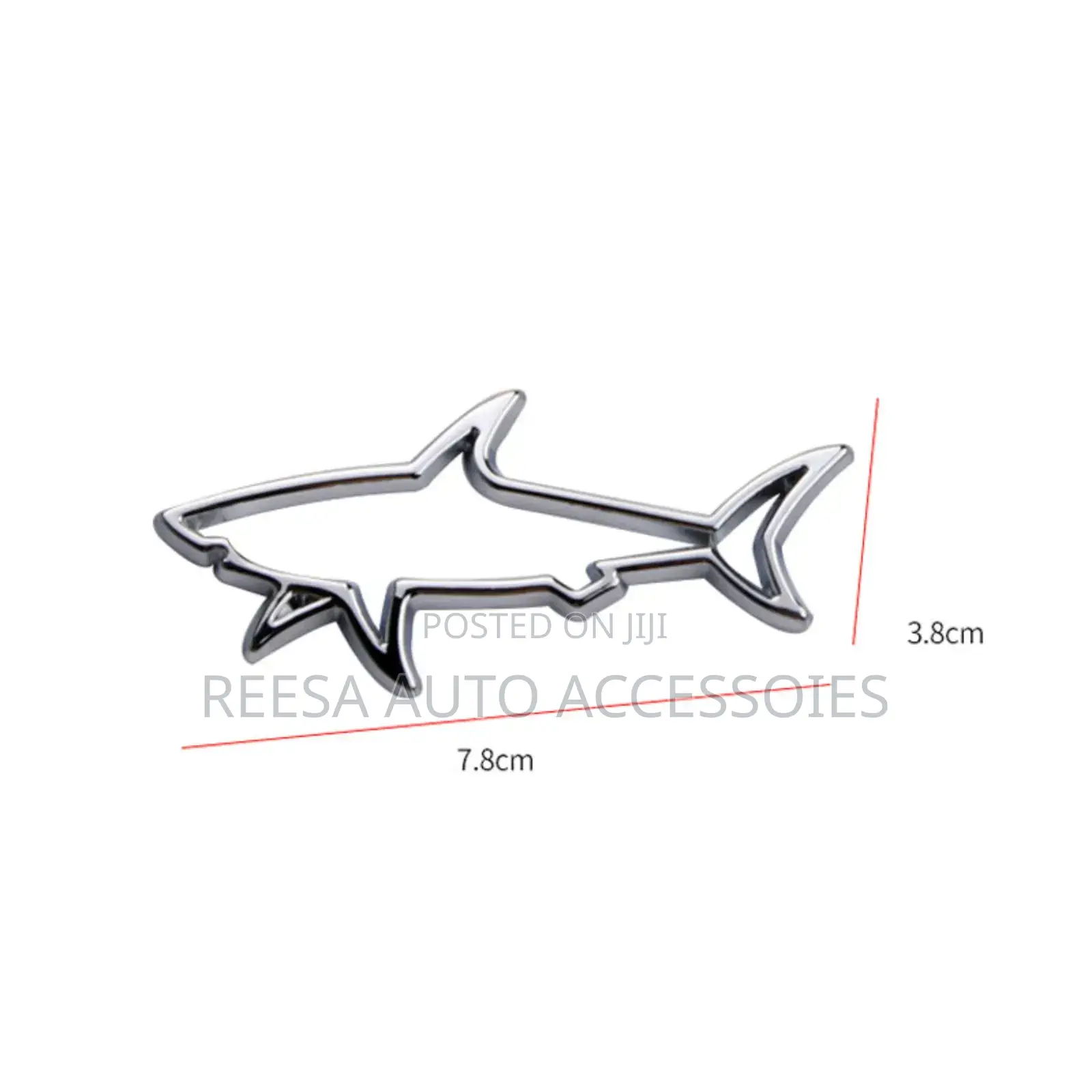 Sticker Shark Silver