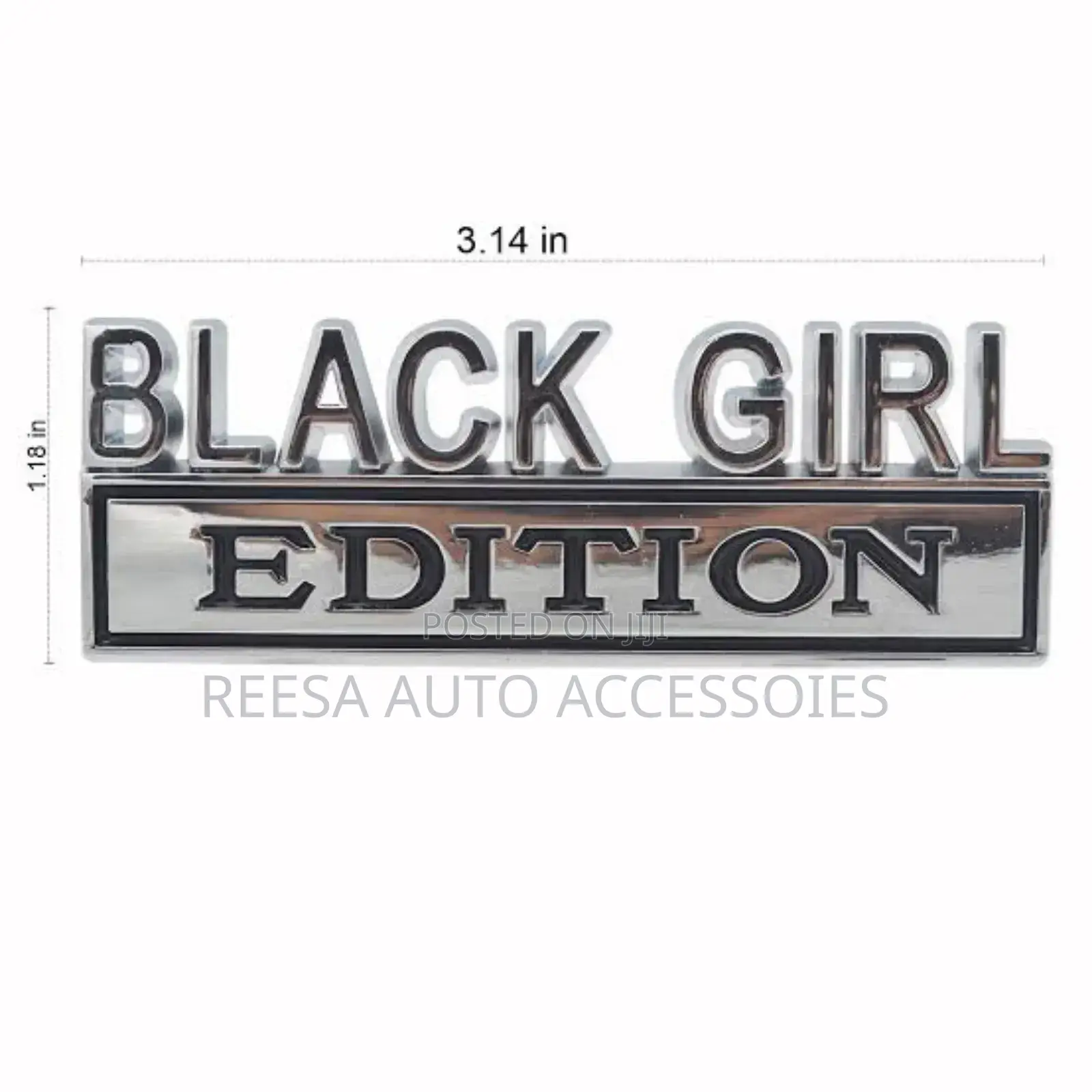 Sticker Black Girl Edition Silver