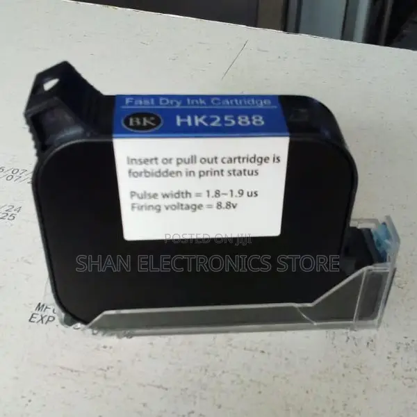 Thermal Handheld Inkjet Printer 12.7mm Solvent Cartridg^