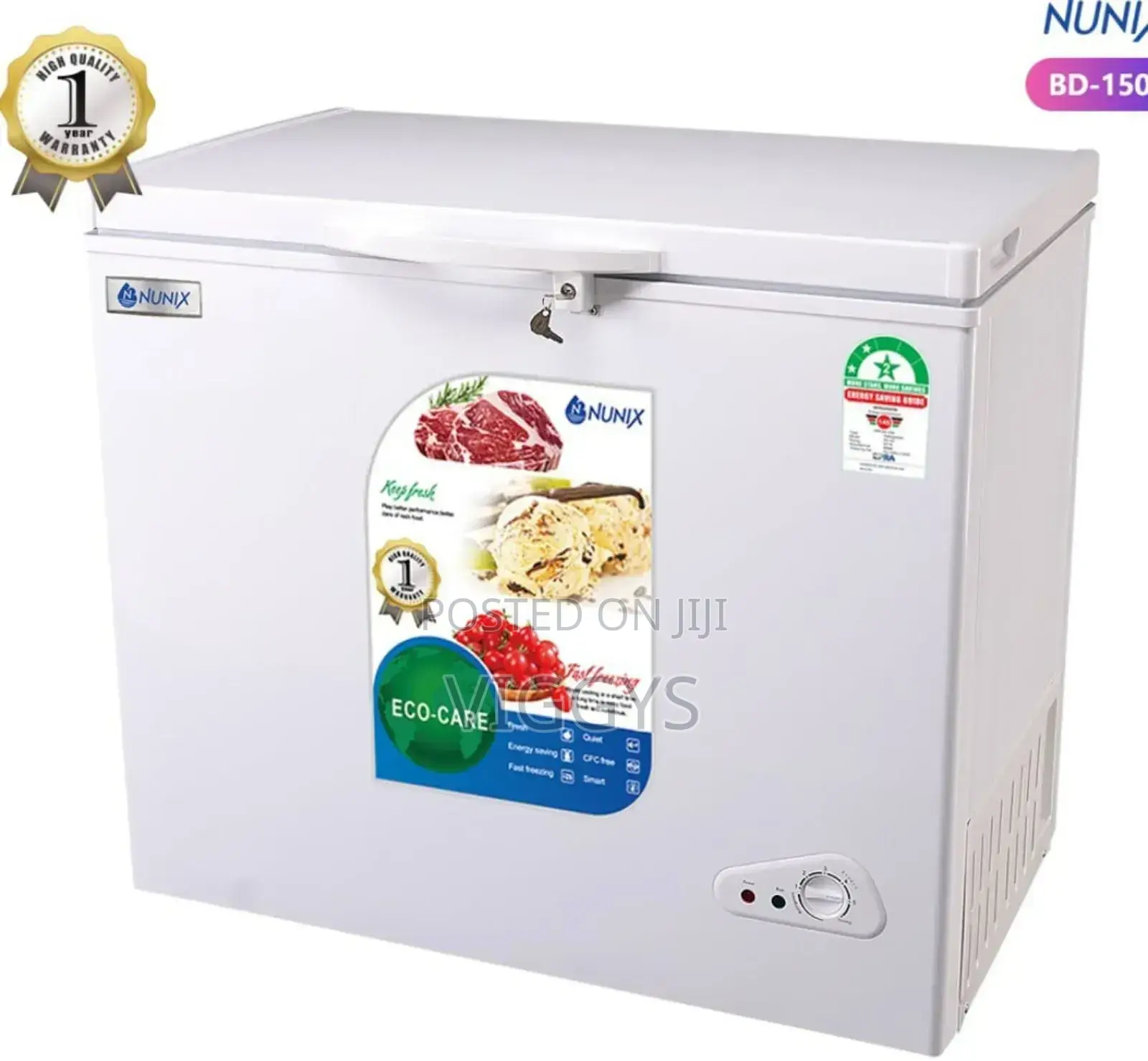 Cool Nunix 150litres Chest Freezer BD/150QNUNIXL