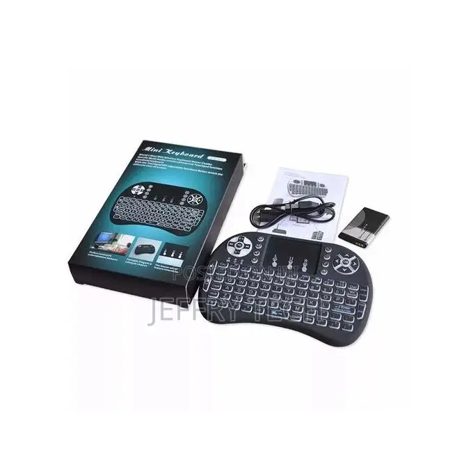 Mini Wireless Keyboard Rechargeable Backlit Smart Tv Android