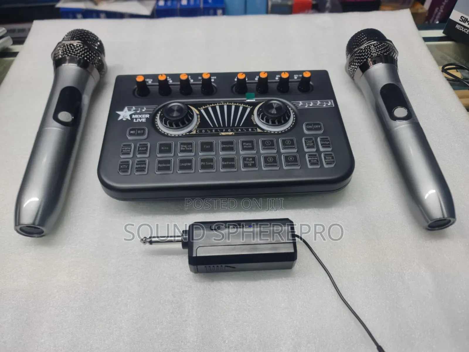 WX106 3in1 Audio Interface Plus 2 Wireless Microphone
