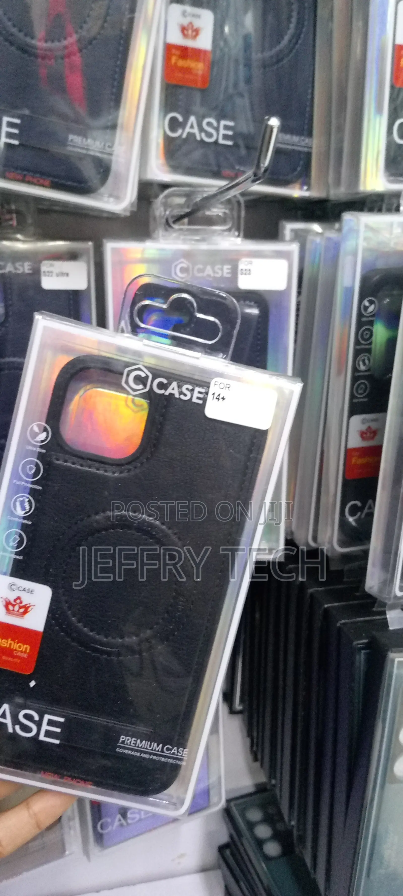 Magnetic For iPhone 14 Plus Premium PU Leather Case,Built-in