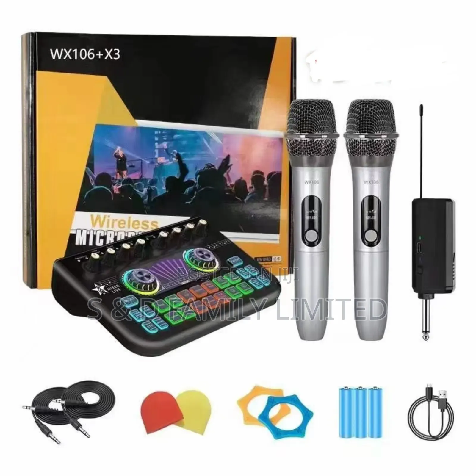Wireless Podcast Set With Two Microphones