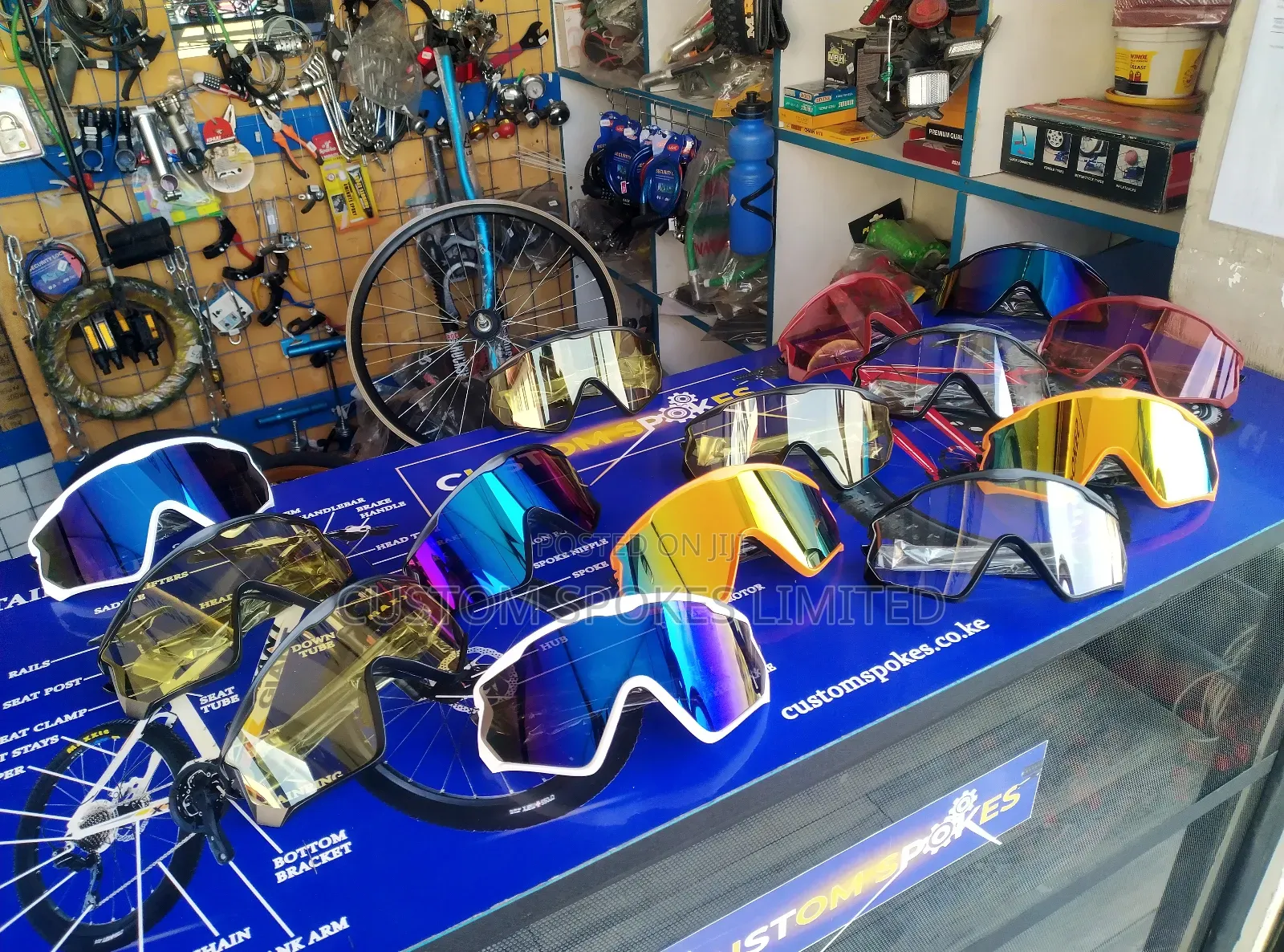 Cycling Glasses (Rubber Nose Rest)