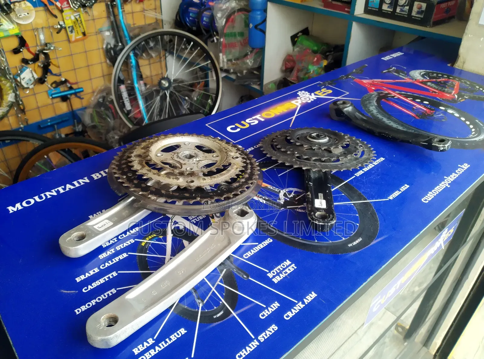 Ex UK Mountain Bike Cranksets