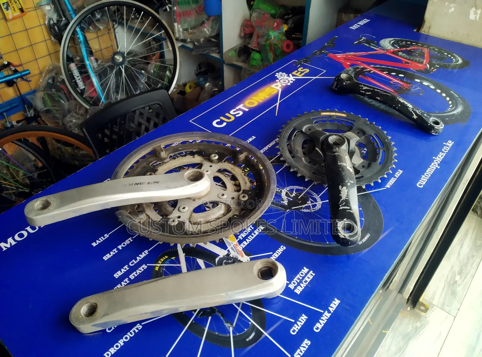 Ex UK Mountain Bike Cranksets