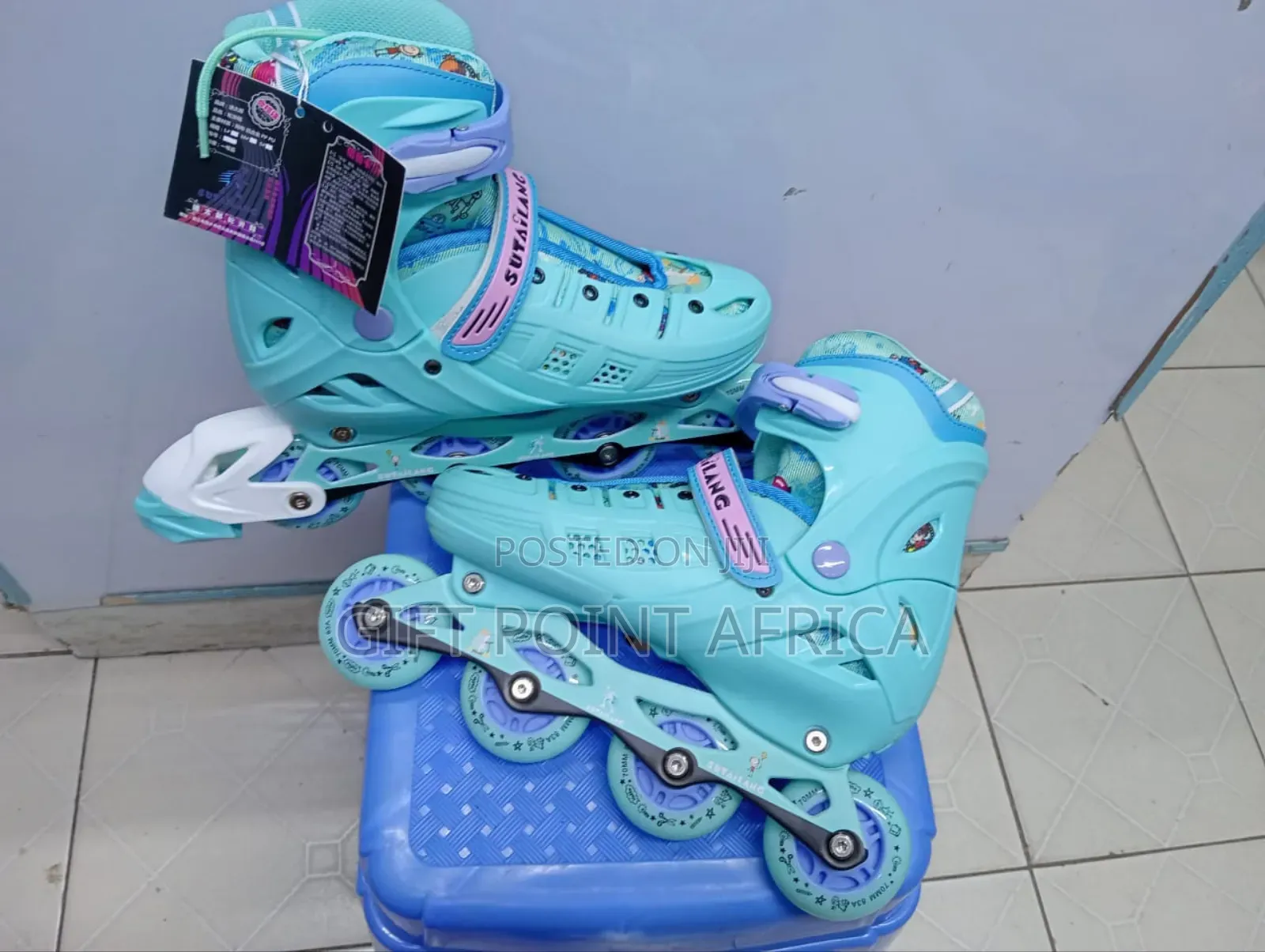 Rubber Wheels Roller Skates for Kids