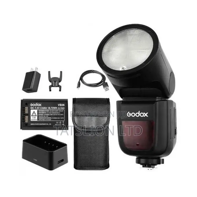 V1 Round Head Flash Speed Light for Canon Nikon