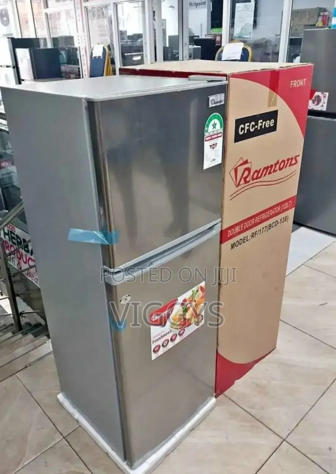 Brand New 138 Litres Ramtoms Fridge/Ramtoms Fridge RF/177/B