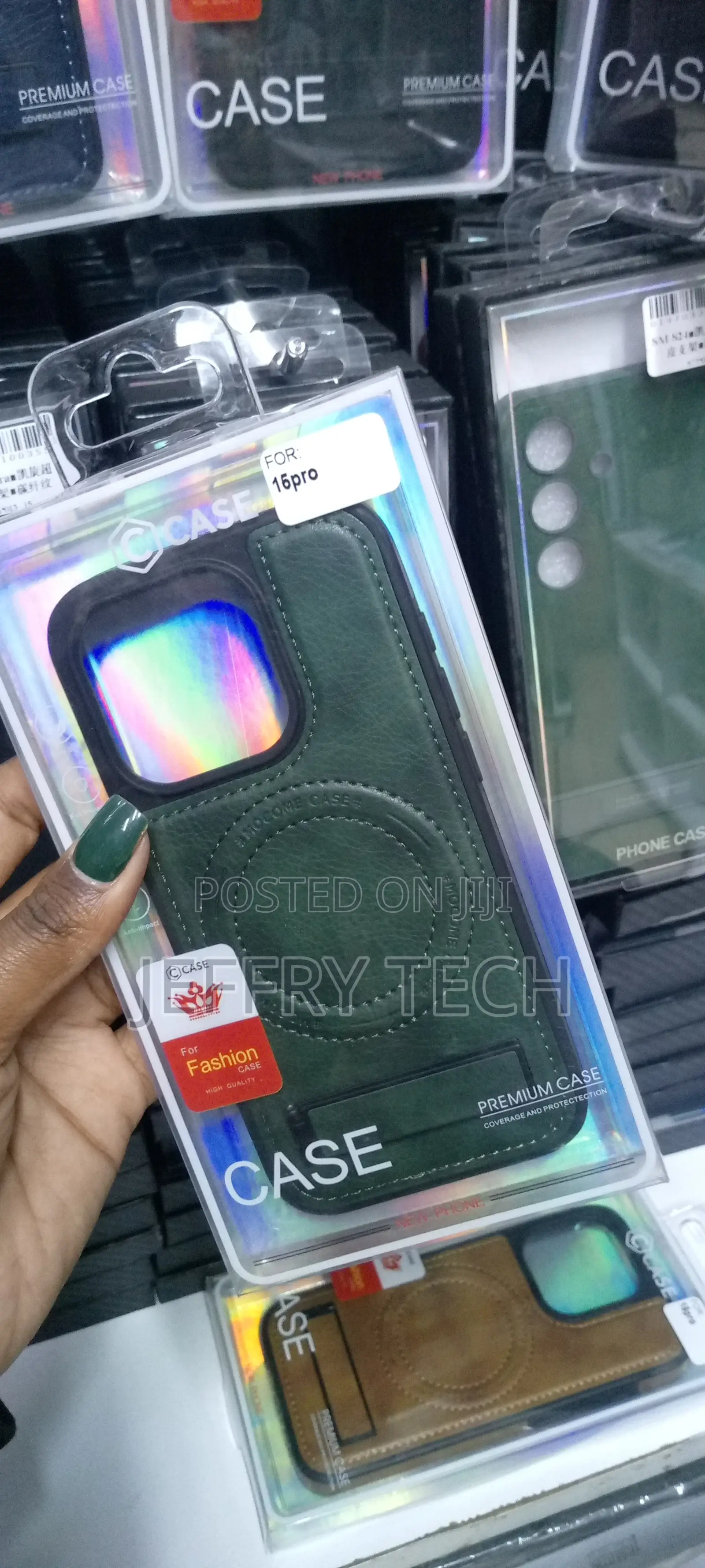 iPhone 15 Pro With Hidden Kickstand, [Compatible With Magsaf