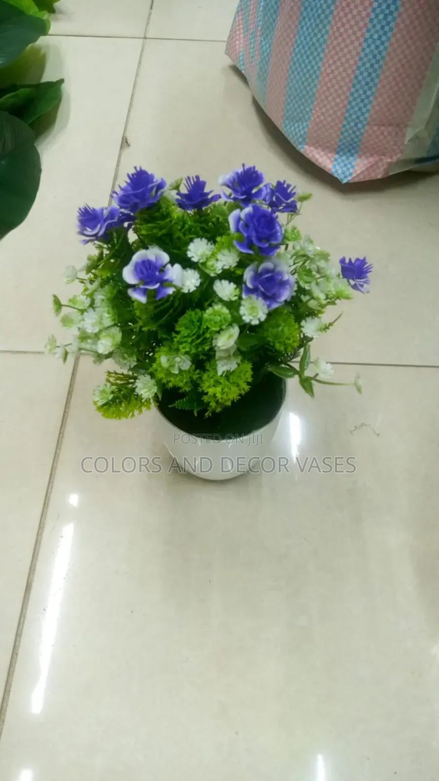 Purple Bonsai Potted Flowers