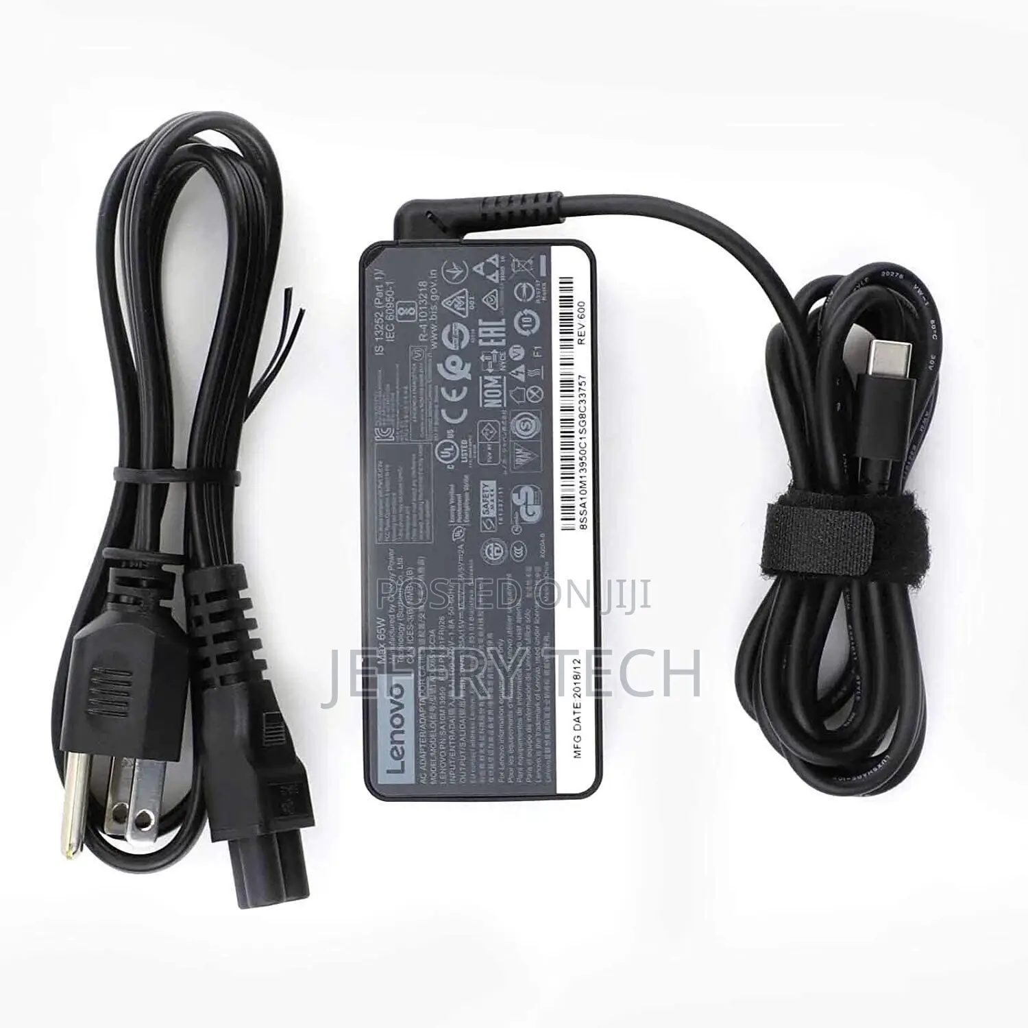 65W USB-C Type-C Charger Adapter for Lenovo Thinkpad T480 AD