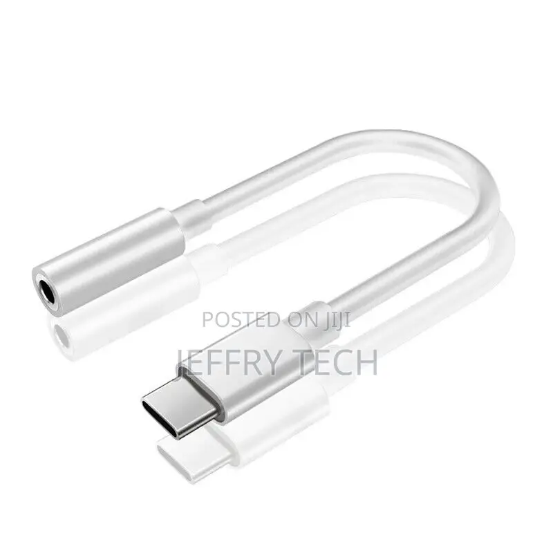 USB-C Type C Adapter Port to 3.5MM Aux Audio Jack Earphone H