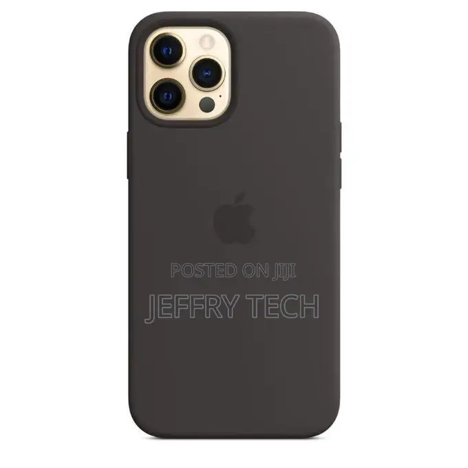 Phone Case for Apple iPhone 12 Pro Silicone Cover Case - Bla
