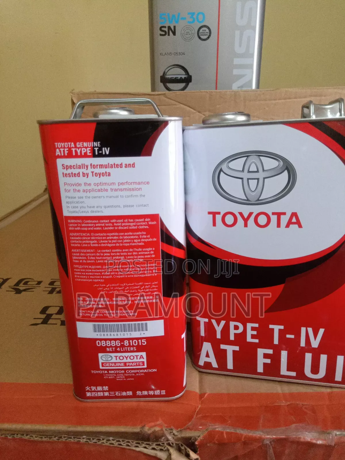 T-Iv ATF Fluid for Toyota Gearbox .