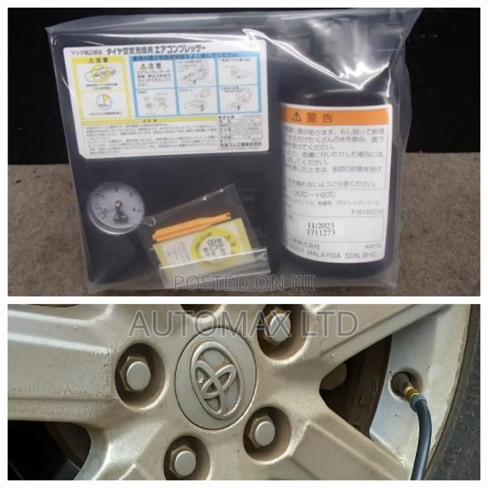 Tyre Inflator and Puncture Sealant for Toyota,Nissan,Subaru,