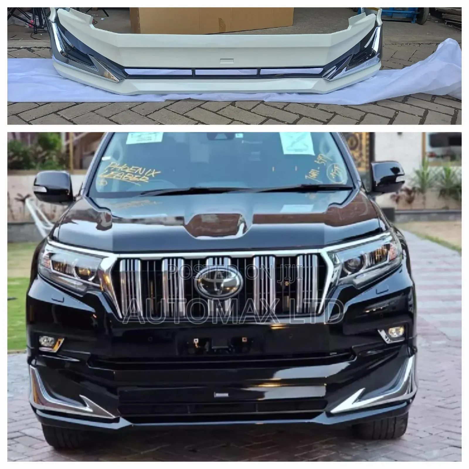 Toyota Land Cruiser Prado, J150, Front Bumper Lip Extension