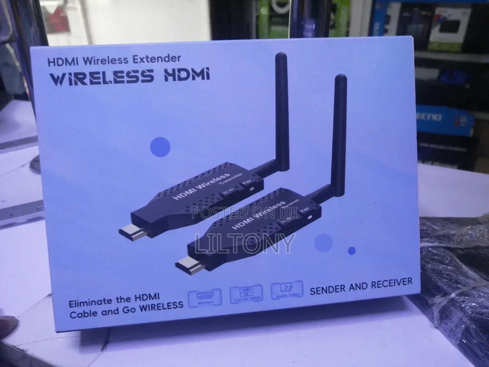 Wireless Hdmi Extender 50mtrs Plug and Play