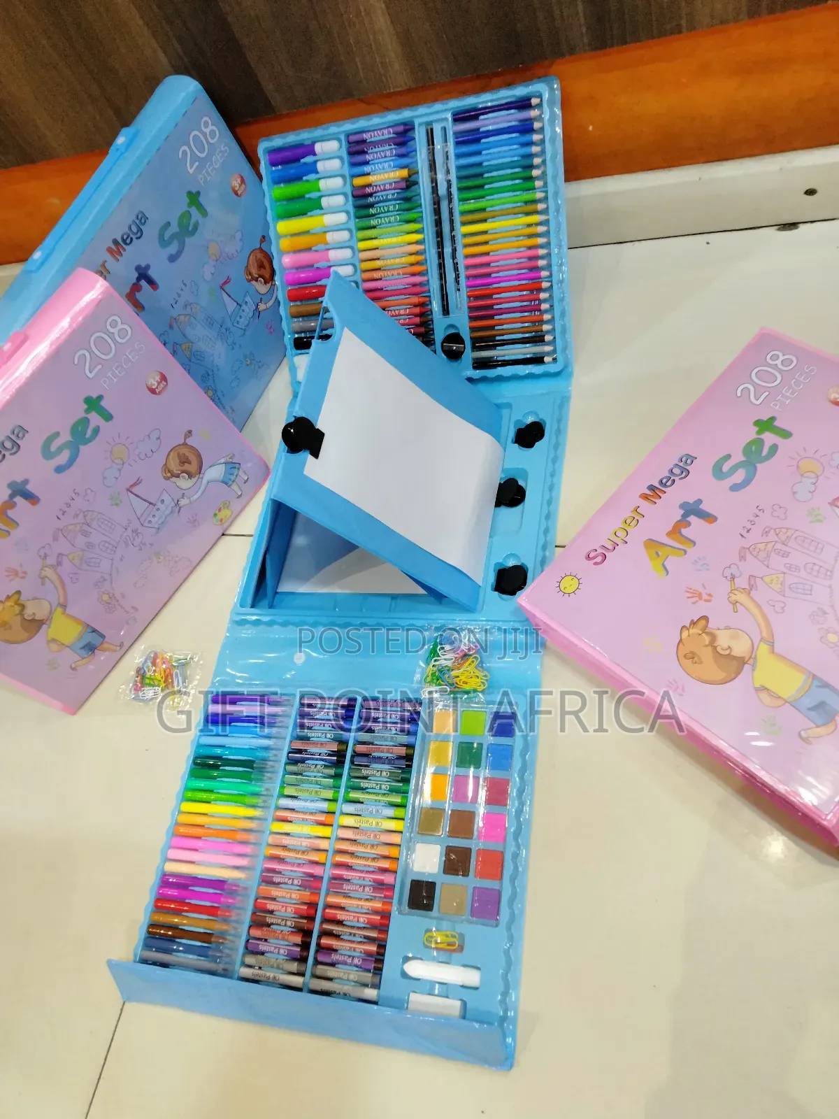 208 Pieces Super Mega Art Set for Kids
