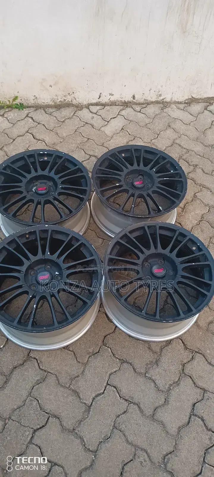 Subaru Rims S T I Size 18 Set of 4
