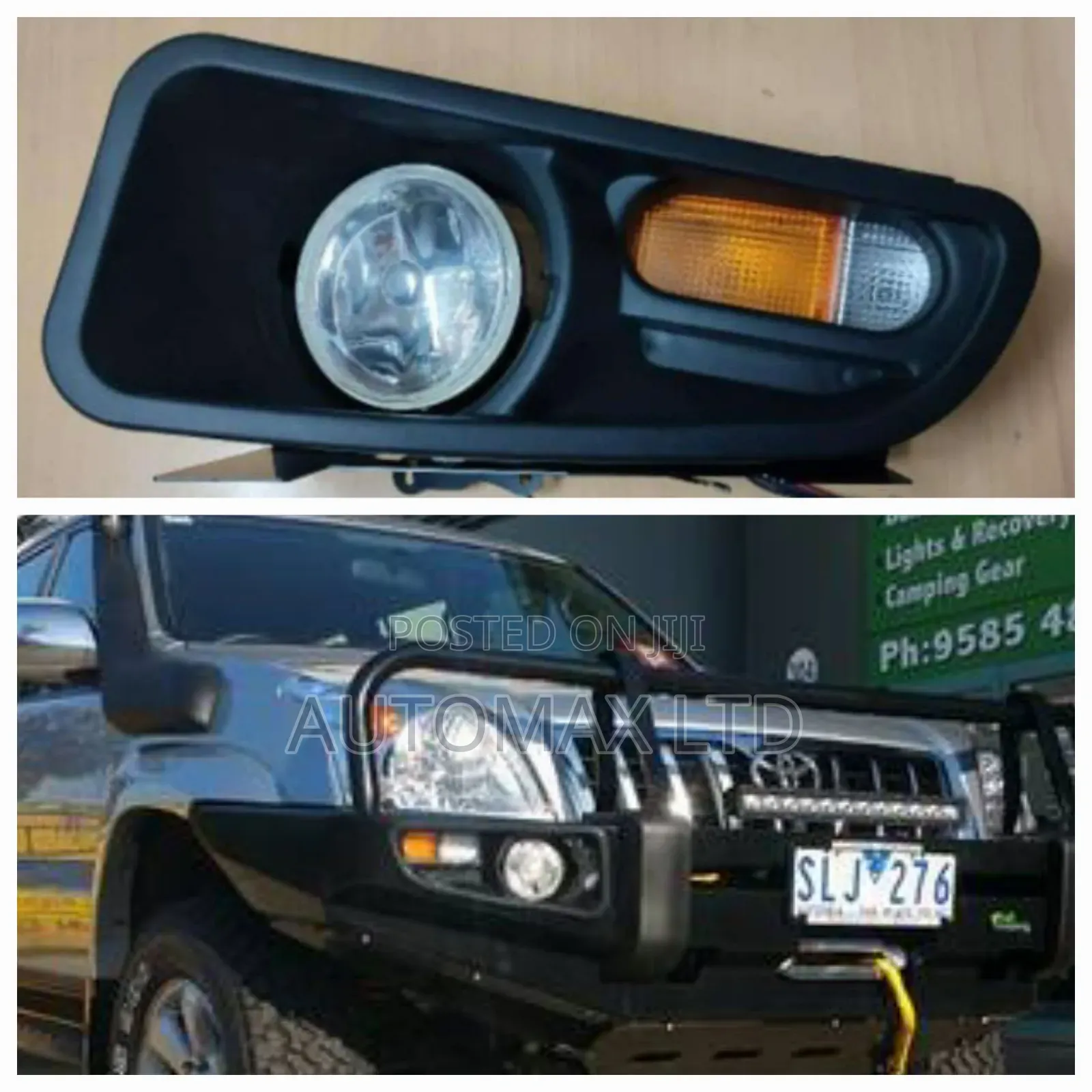 Front Bull Bar Fog Lamps. For Toyota, Isuzu, Ford, Nissan