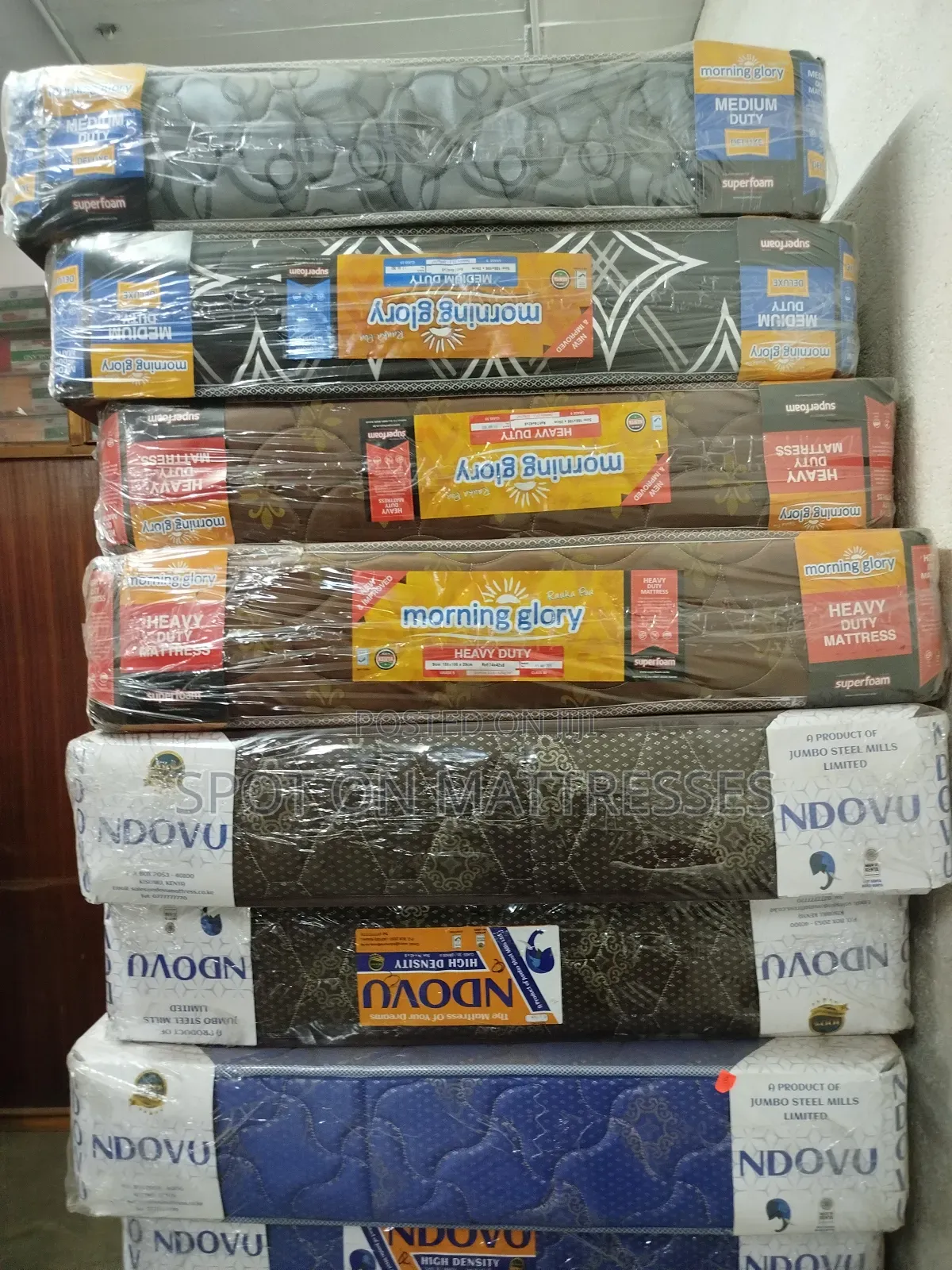 Double Decker Sizes - 3.5×6 HD Quilted Mattresses.