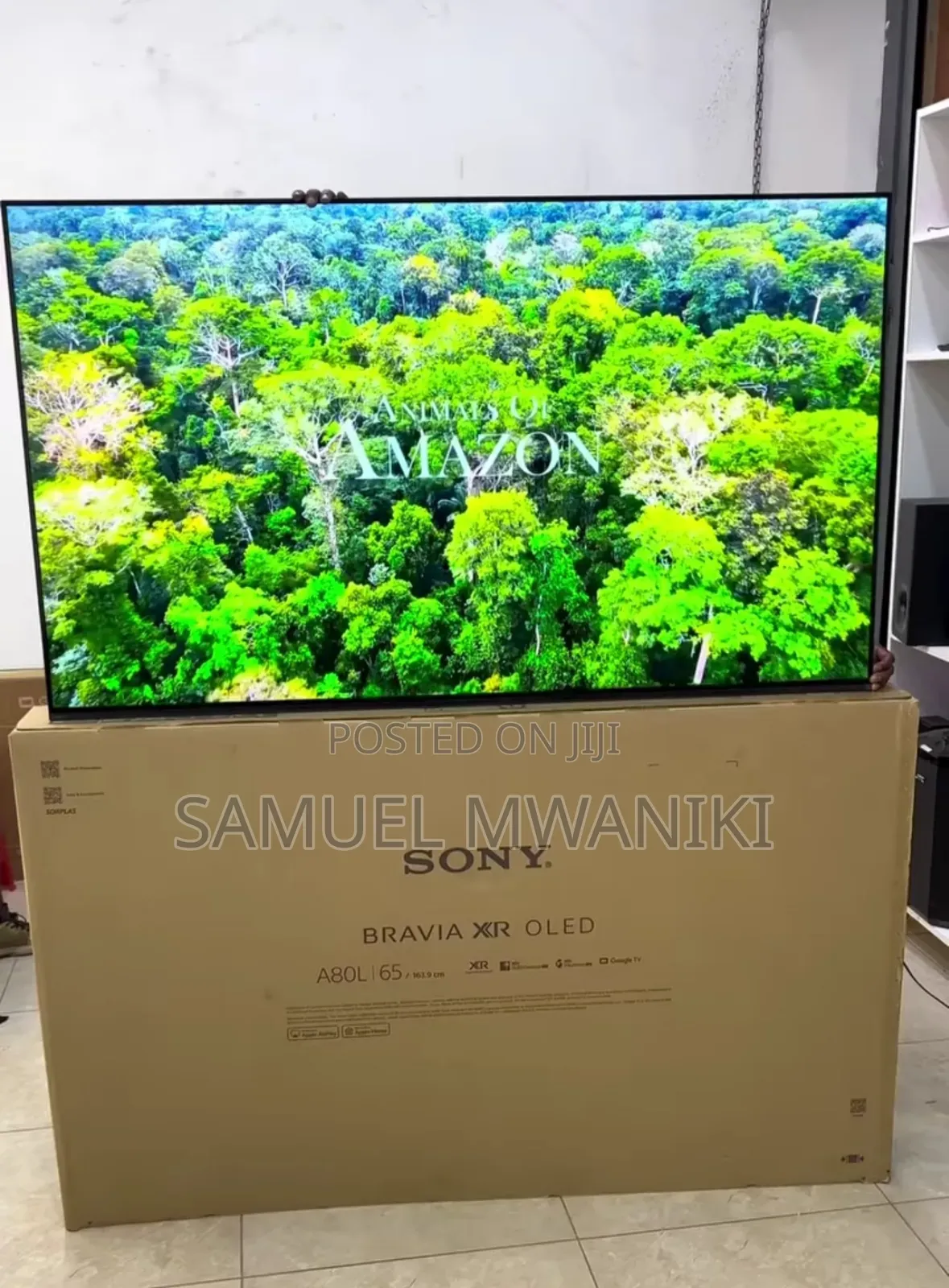 Sony 65" A80L Bravia Xr Oled Uhd HDR Smart Google TV 2024
