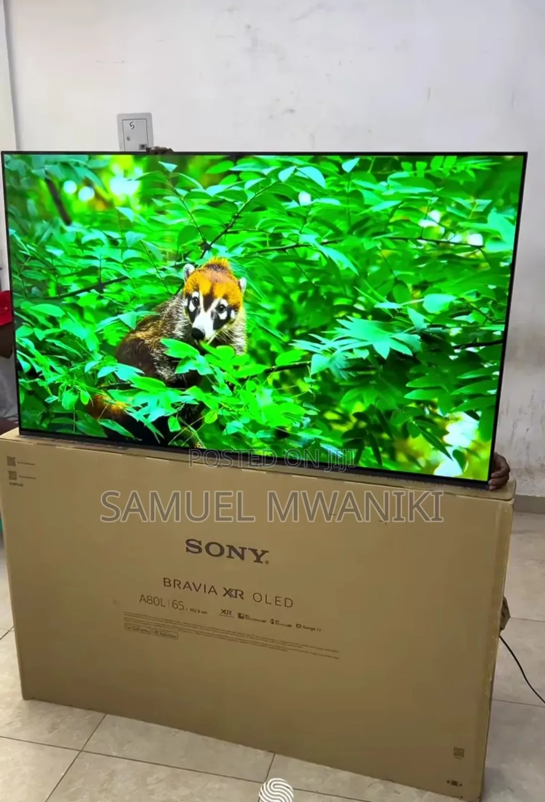 Sony 65" A80L Bravia Xr Oled Uhd HDR Smart Google TV 2024