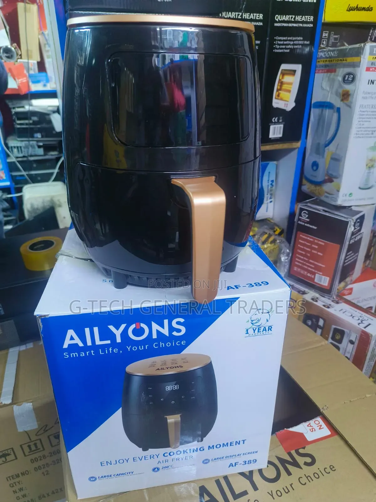 Air Fryer! Ailyons Af-389 5l Digital Oil-Free Air Fryer