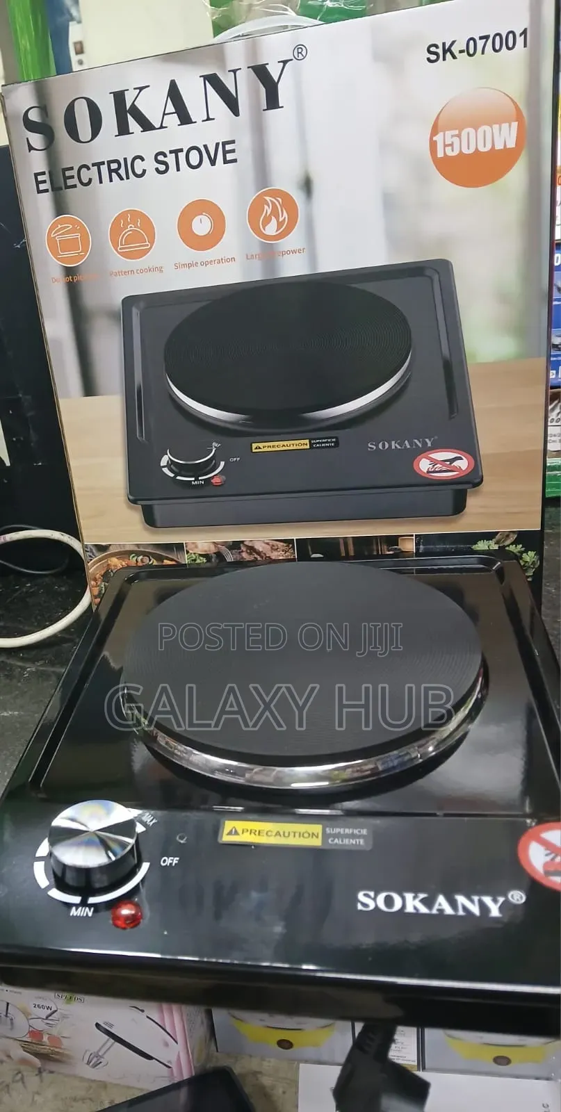 Sokany Single Electric Stove .1500w