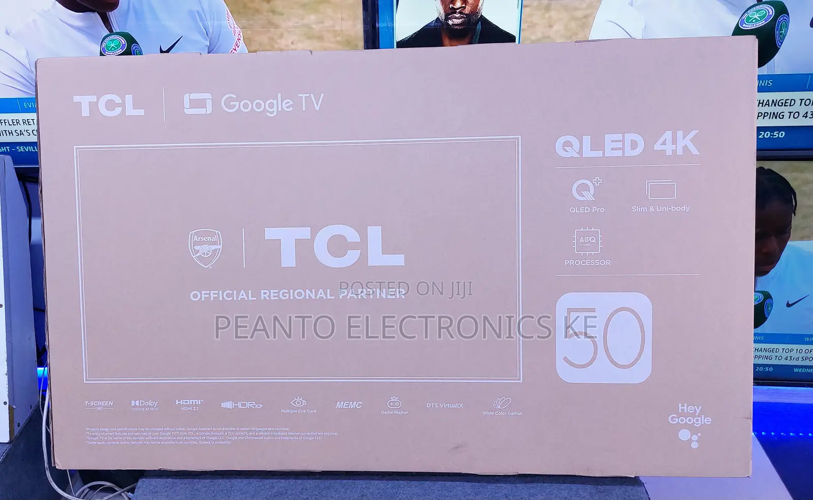TCL 50′′ 50C655 QLED Pro 120hz Google Tv