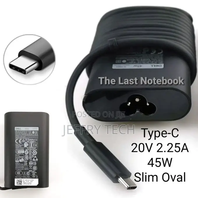 DELL 45W Type C Charger Fo Latitude 11 12 13 3380 3390 3379,