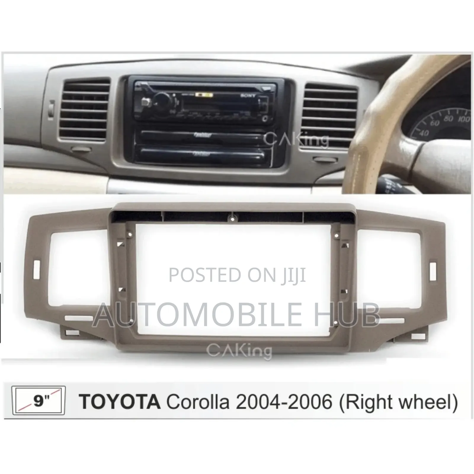 9 Inch Toyota Corolla Fielder Console 2004-2006
