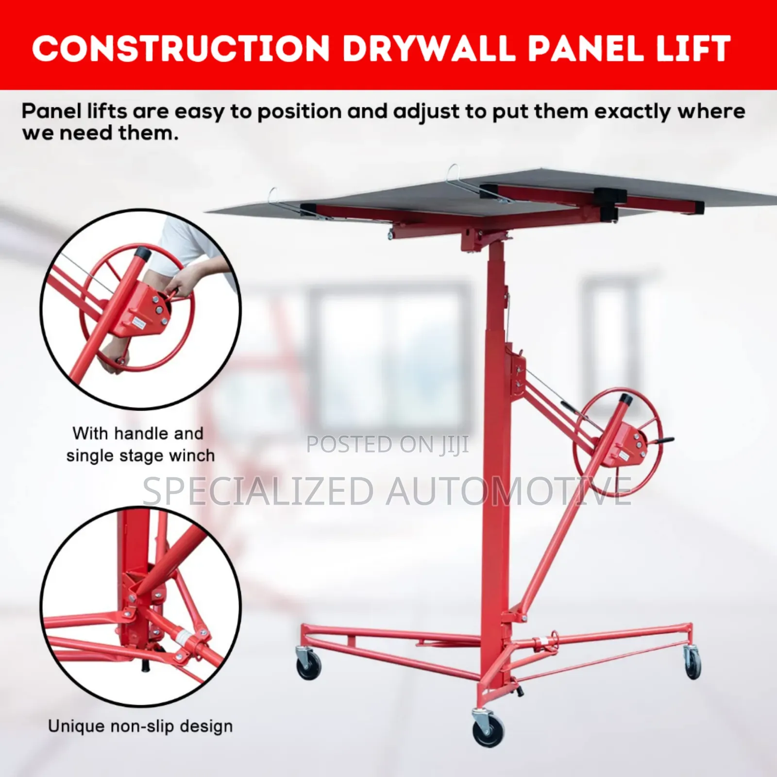 Construction Drywall Panel Lift