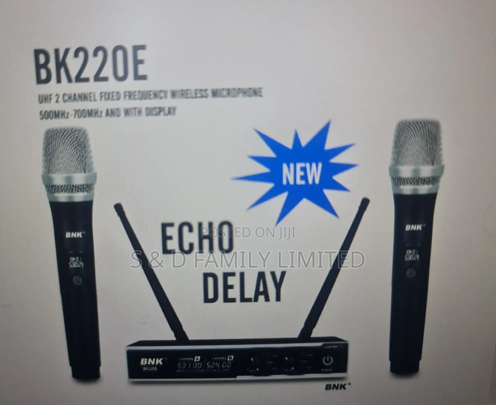 BNK Bk220e Wireless Microphone System
