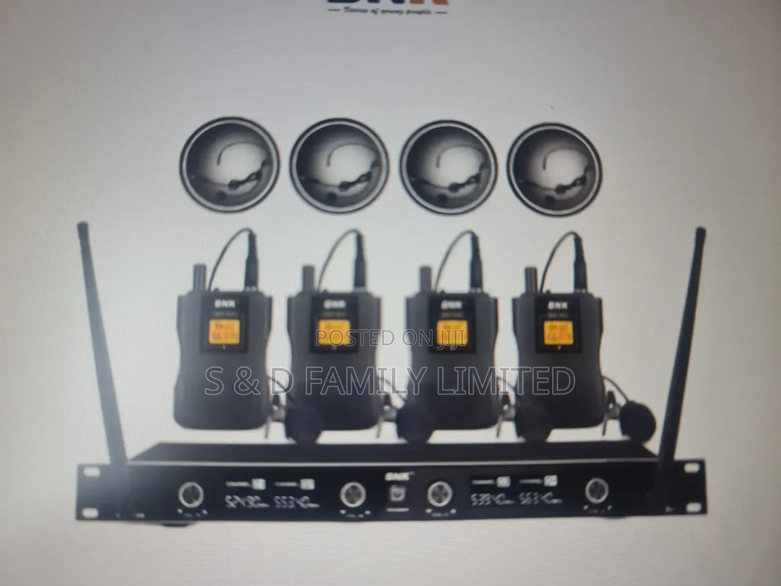 BNK Bk8400l Wireless Lapel Microphone