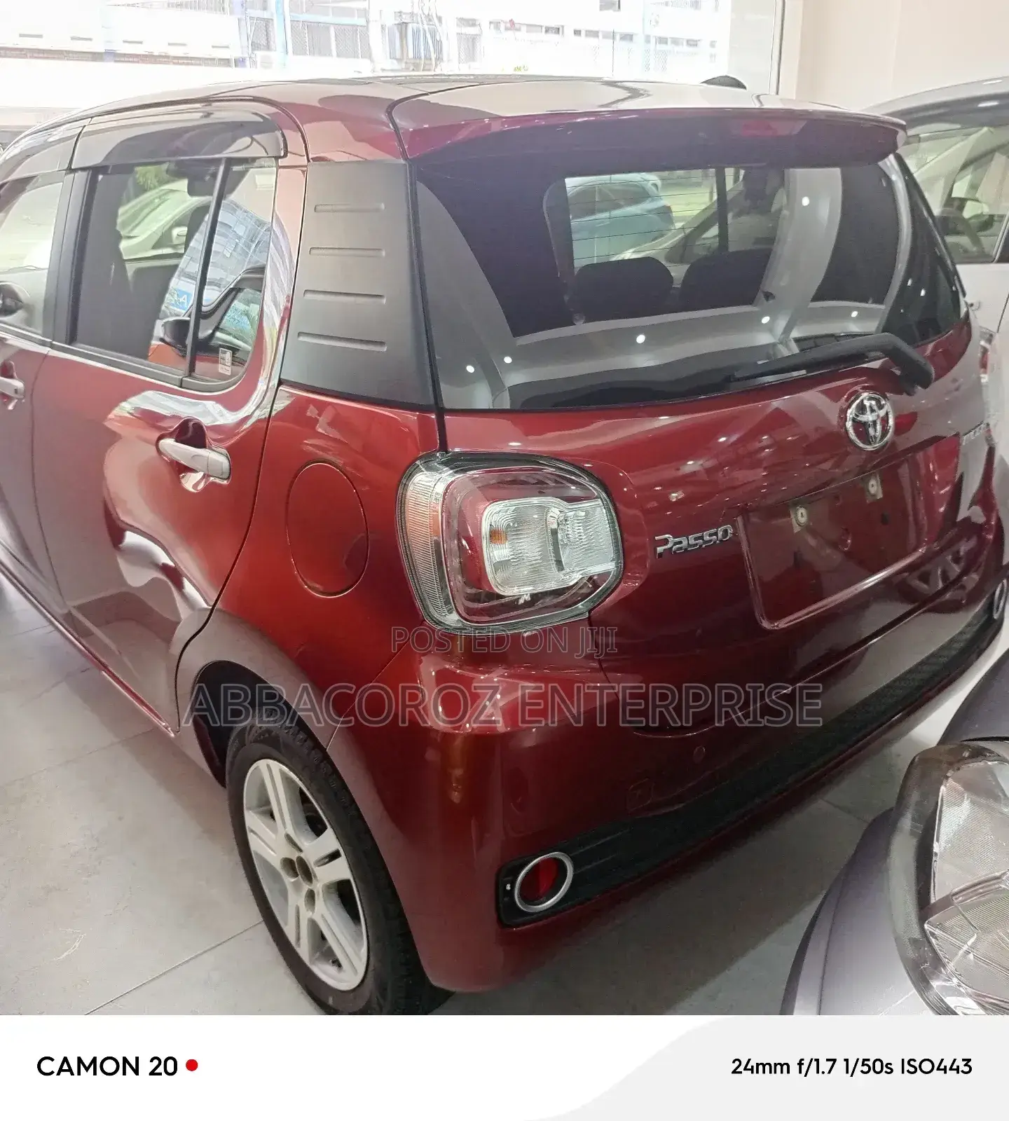 Toyota Passo 1.0 FWD 2017 Burgundy