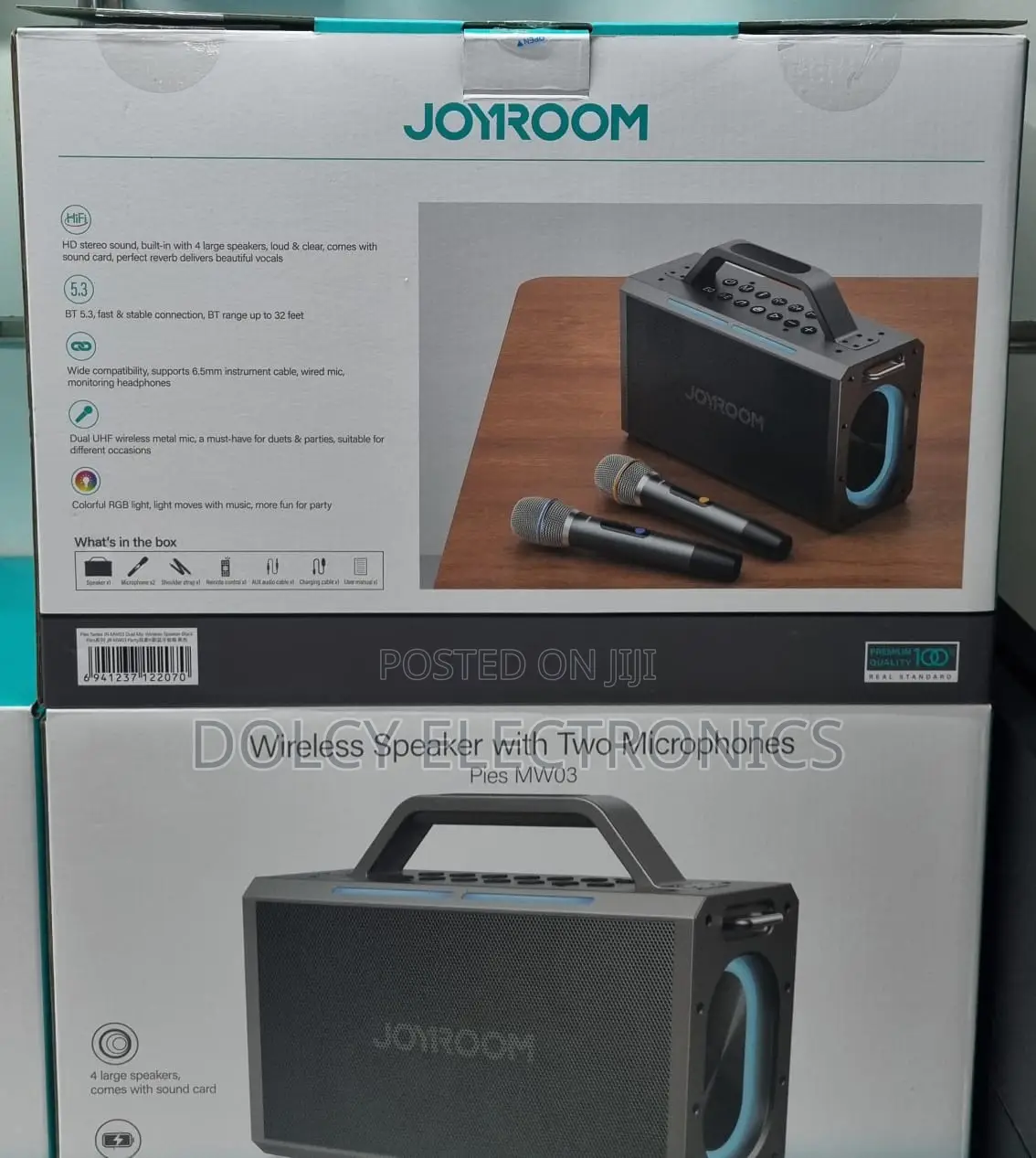 JOYROOM JR-MW03 Dual Mic Wireless Speaker