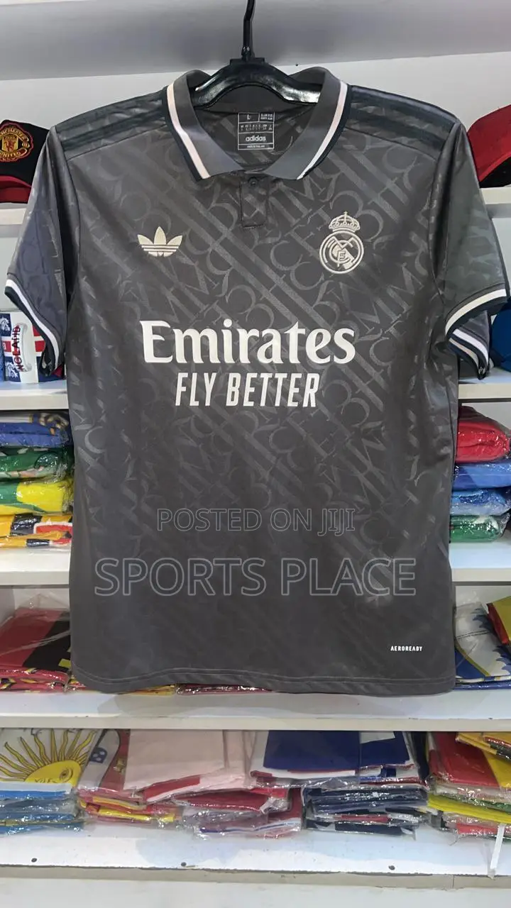 New Real Madrid Away Black Jersey 2024-25
