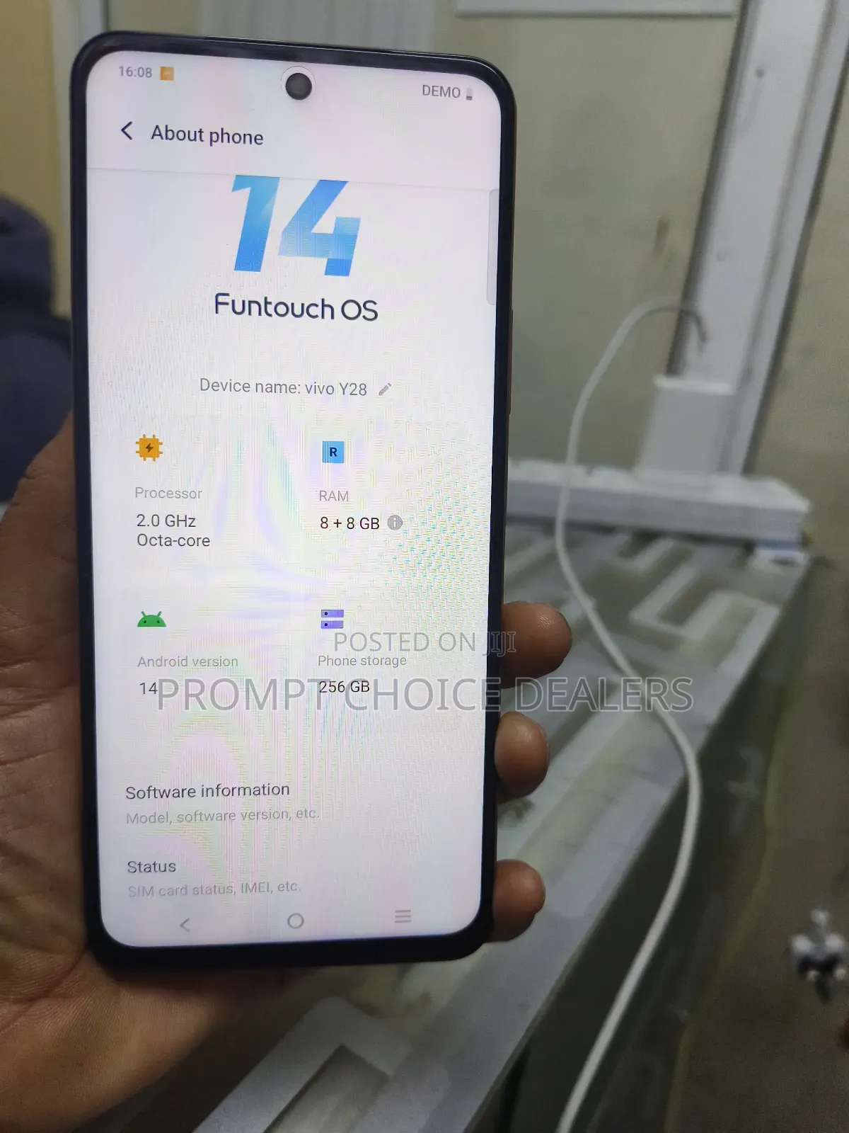 New Vivo Y28 8 GB Black