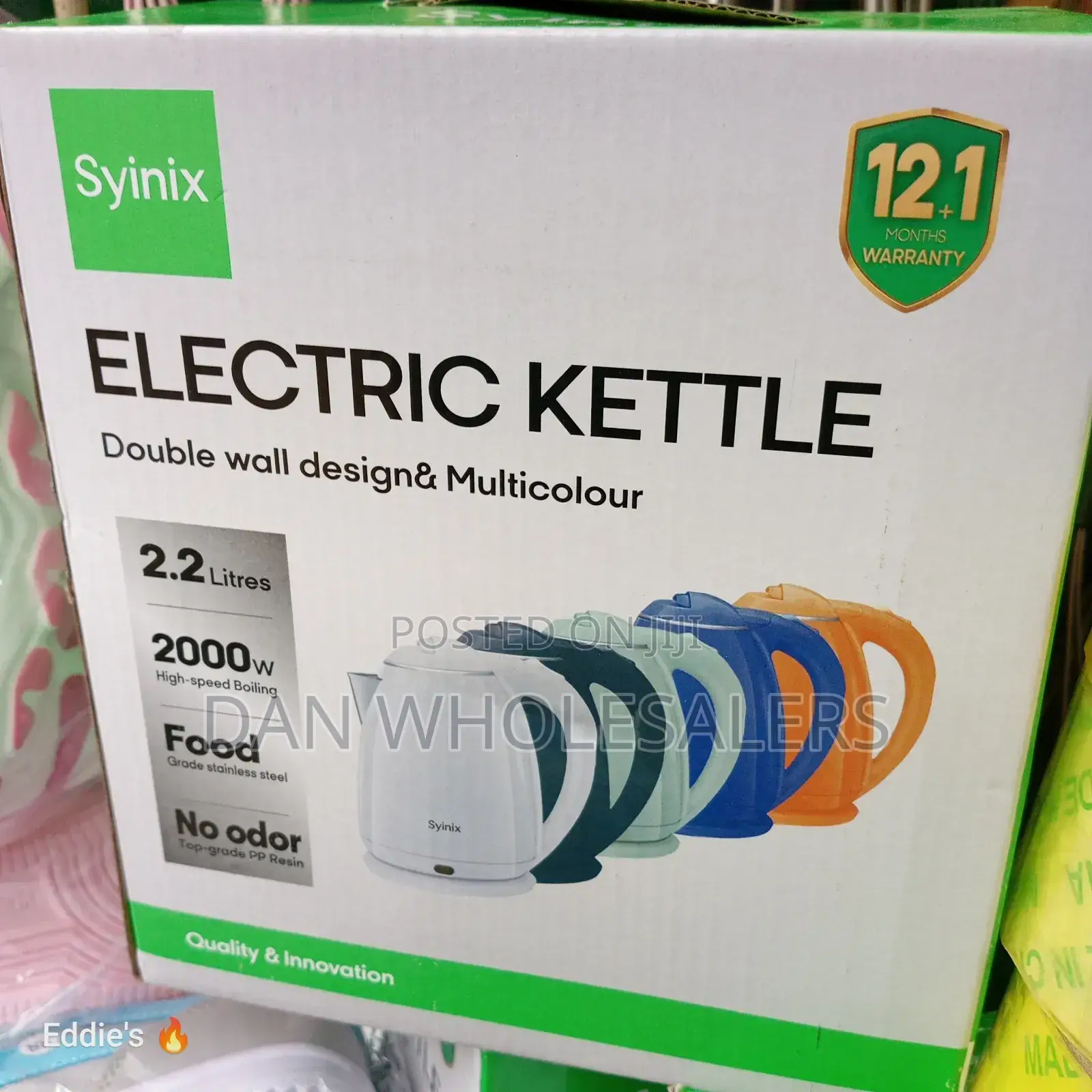 Syinix Cordless Electric Kettle