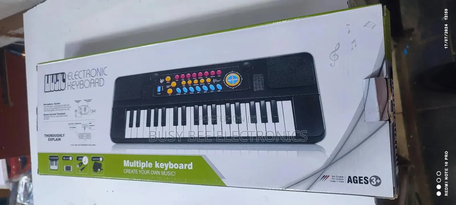 37 Keys Baby Keyboard