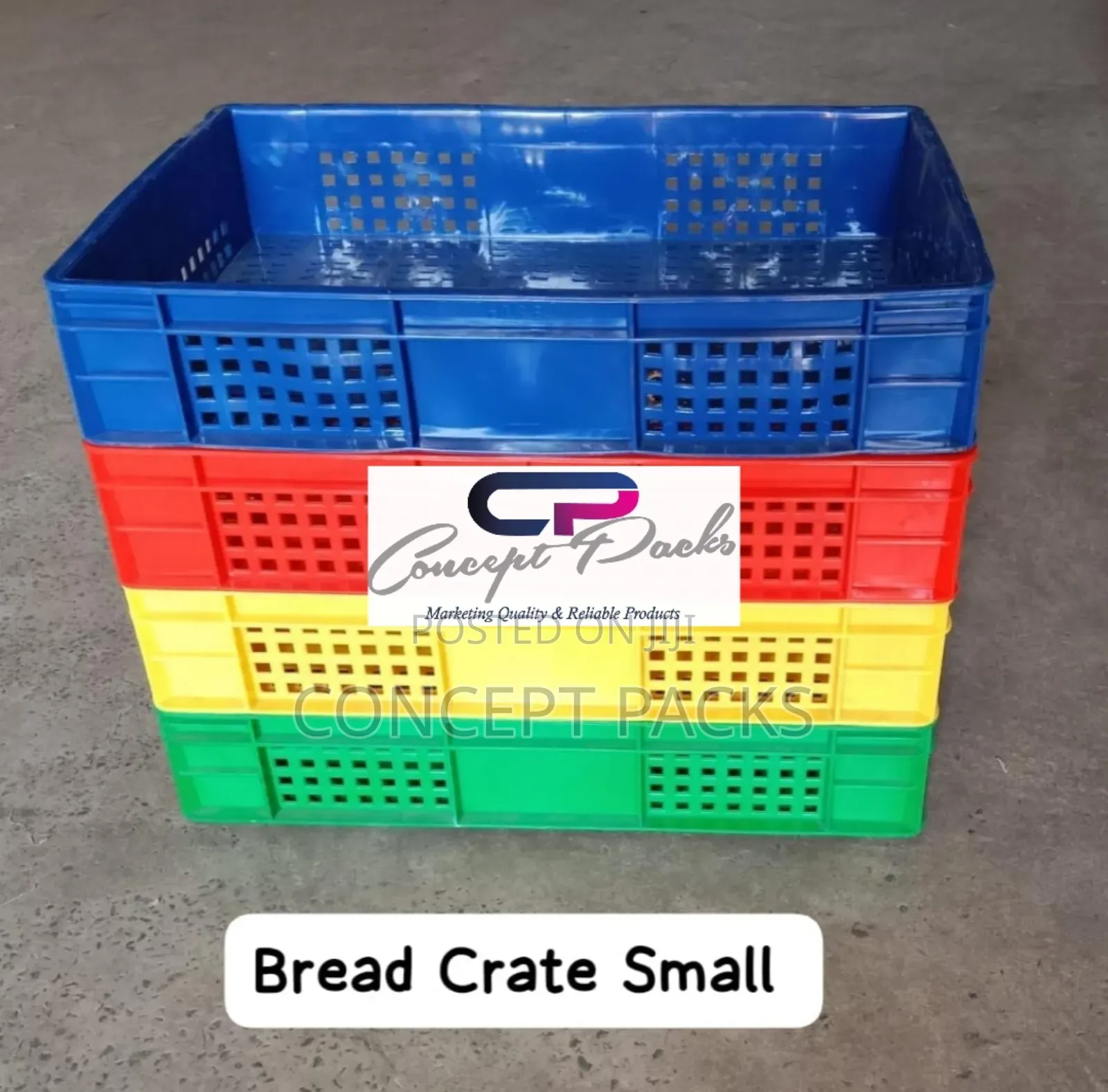 Small Size Bread Storage / Grocery Crates.