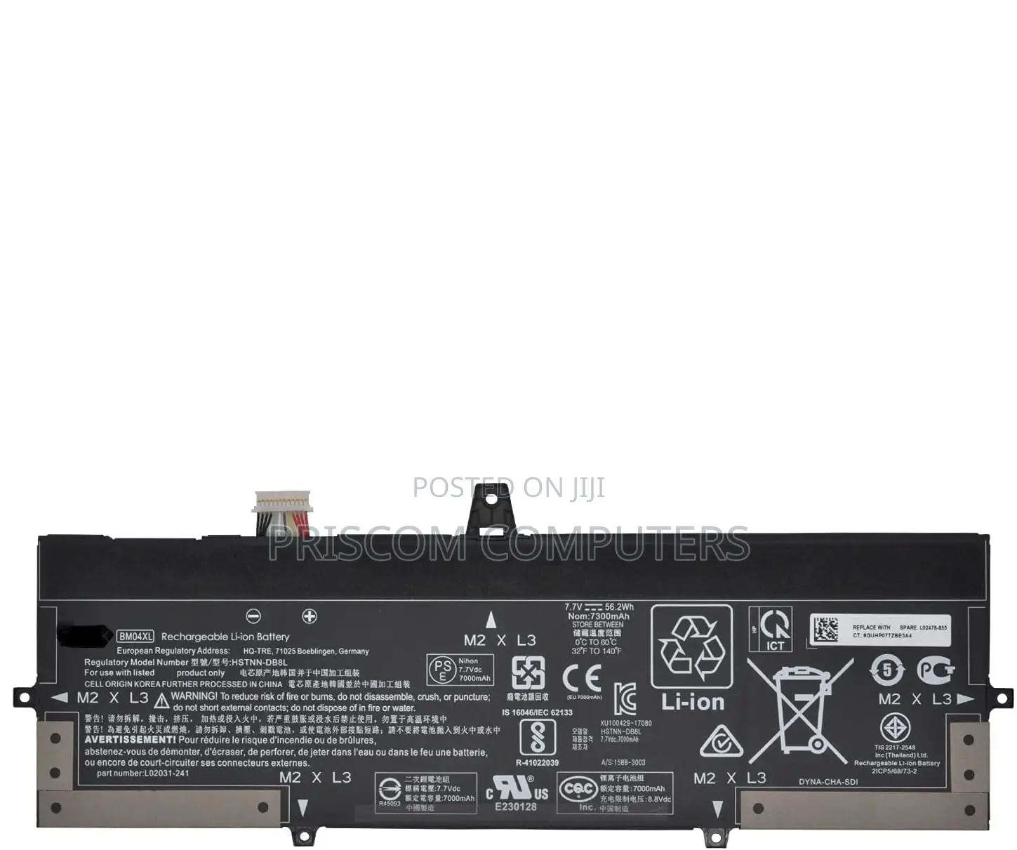 Laptop Battery for HP Elitebook X360 1030 G3 1030 G4 BMO4XL