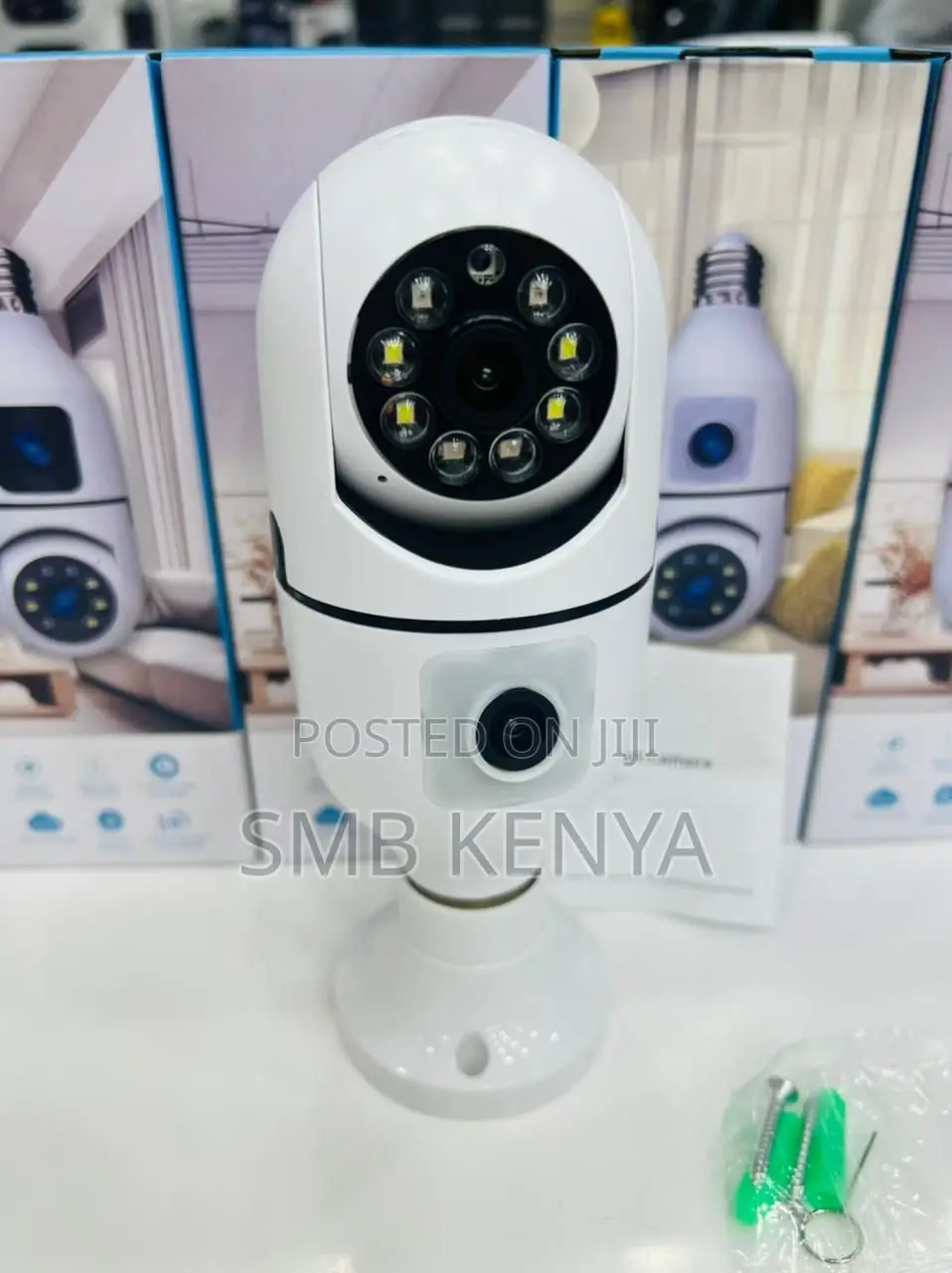 Wifi Ptz Bulb Spy Camera, 360 Panoramic View
